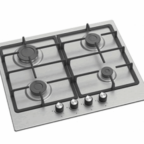 PLAQUE A GAZ ENCASTRABLE 4 FEUX IRON 60CM (STC-60BFE)