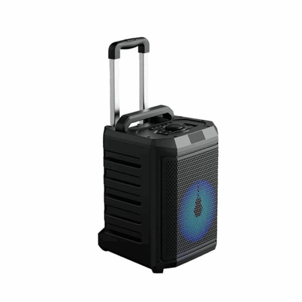 HAUT PARLEUR 40W SMART BLUETOOTH/2 MICROS/COMMANDE/USB/AUX/FM/LED