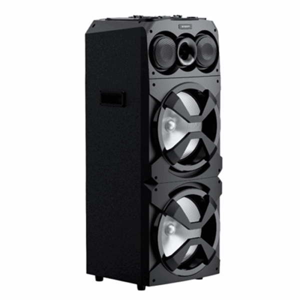 HAUT PARLEUR 120W SMART BLUETOOTH/2 MICROS/COMMANDE/USB/AUX/FM/LED