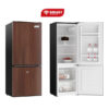 Réfrigérateur SMART TECHNOLOGY Combine 2 tiroirs couleur bois STCB-145WH