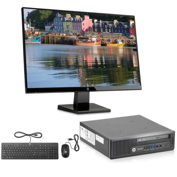 𝗛𝗣 EliteDesk 800 G1 – Core i5 4ᵉ Gén  + 𝗘𝗖𝗥𝗔𝗡 𝟮𝟮"